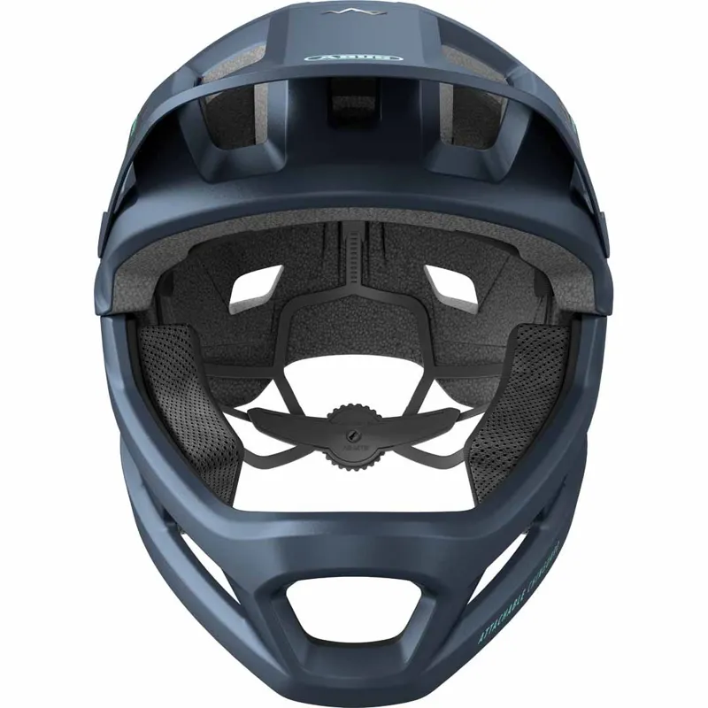 Abus Youdrop Full Face Convertible Youth Helmet in Midnight Blue-1